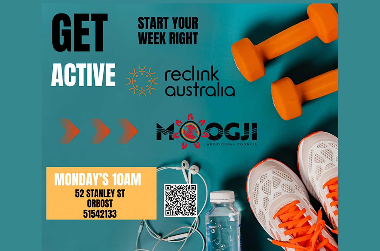 Get Active - Mondays 10AM, Orbost